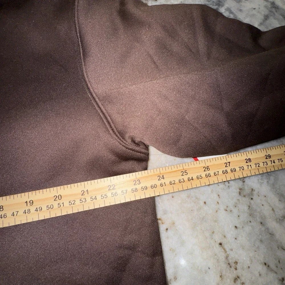 NWT‎ Wrangler Men's Large Sherpa Lined Jacket Brown Workwear Full Zip Hoodie